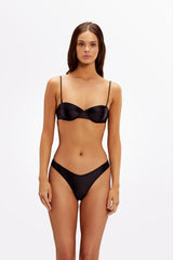 VITORIA Nero Gloss - Brazilian Bikini Bottoms