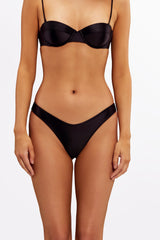 VITORIA Nero Gloss - Brazilian Bikini Bottoms