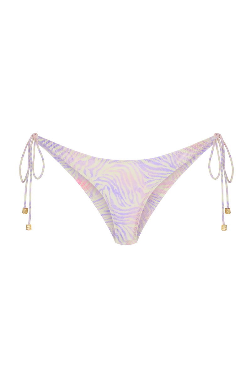 EBONI Zebra Haze - Tie Side Bikini Bottoms