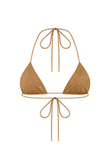 STELLA Sand Stone - Triangle Bikini Top Miami Studs
