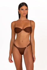ANA Chocolate Fondant - Bralette Bikini Top