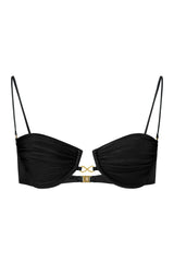 CAMELIA Nero - Balconette Bikini Top