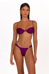 NYRA Plum Caspia - Cheeky Bikini Bottoms