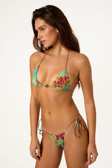 SOLARA Opus Print - Triangle Bikini Top