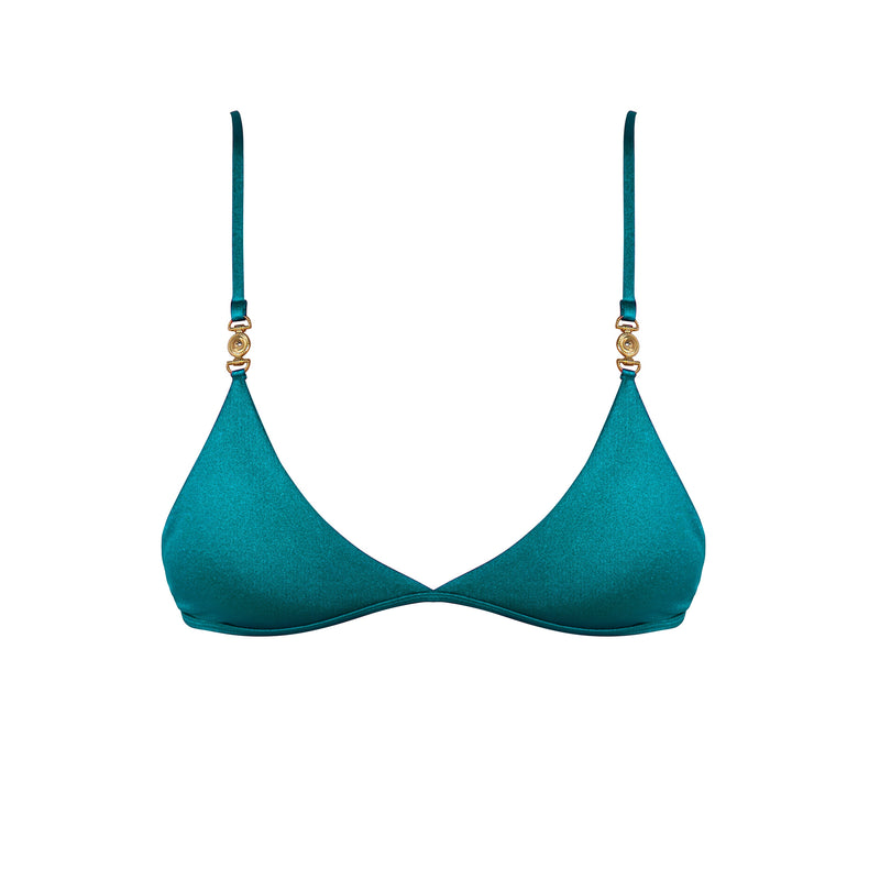 JULIET Blue Fondale - Bralette Bikini Top