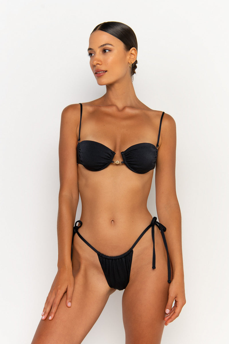 PALOMA Nero - Tie Side Bikini Bottoms